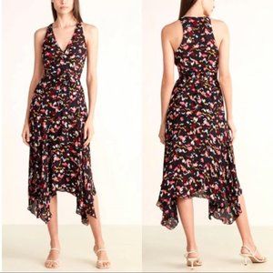 ALC Roslyn silk  wrap dress
